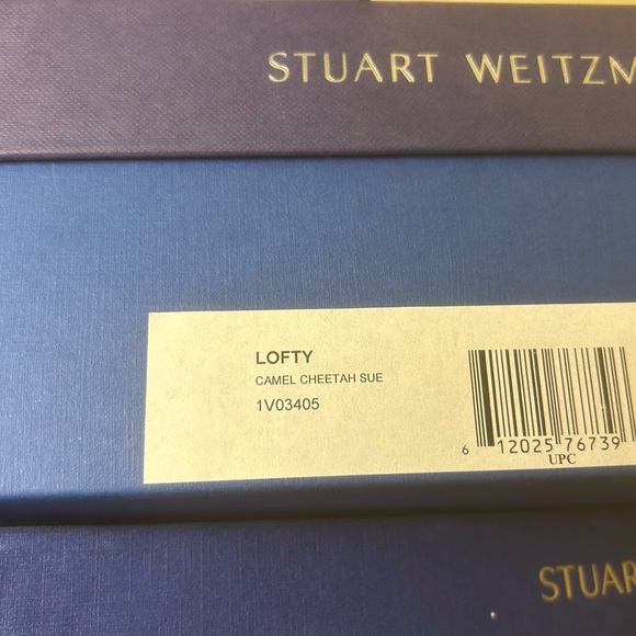 Stuart Weitzman, Lofty Bootie, Leopard Print, Brown Black 5. Pristine Condition! - Picture 16 of 16